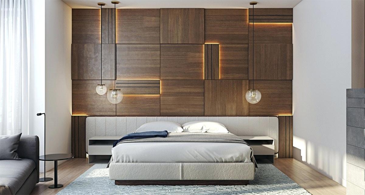 دکور چوبی در اتاق خواب