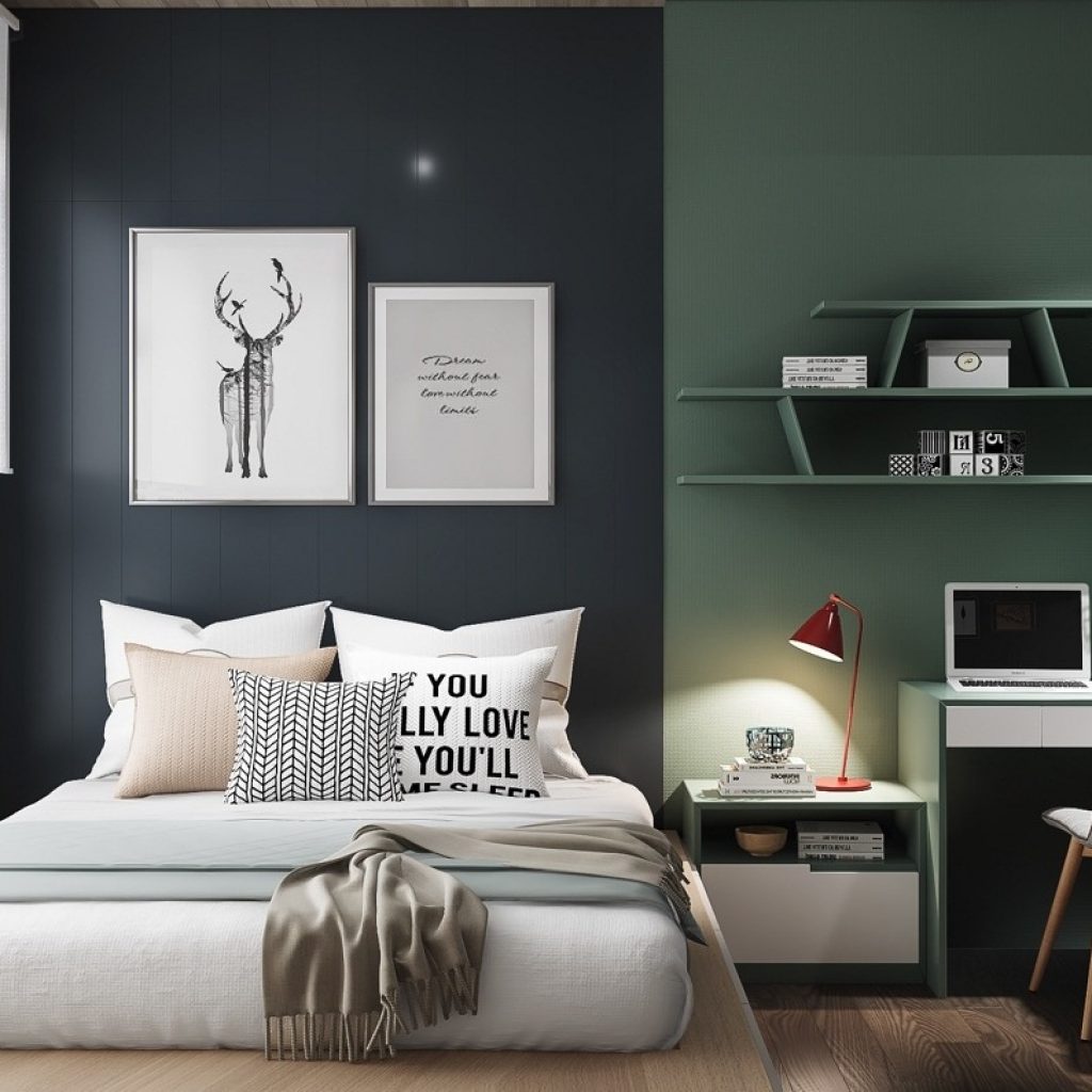 8 cool paint colors for bedrooms 1 طراحی اتاق خواب با بهترین ایده‌ها برای دکوراسیون جذاب و دوست داشتنی
