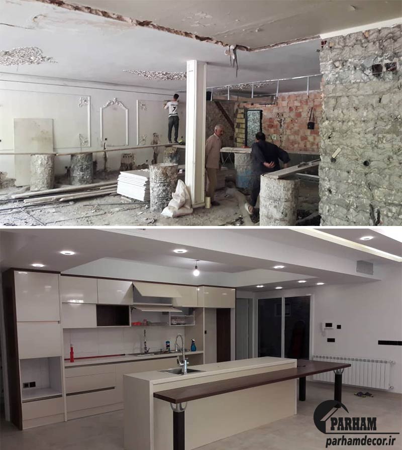 بازسازی آشپزخانه در تهران